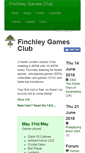 Mobile Screenshot of finchleygamesclub.org