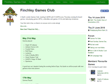 Tablet Screenshot of finchleygamesclub.org